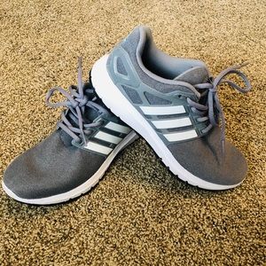 Adidas Memory Foam Grey Athletic Shoe